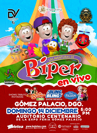 LAS AVENTURAS DE BIPER EN VIVO