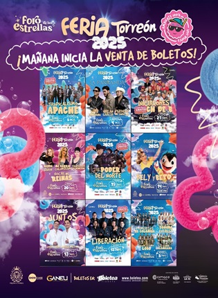 EVENTOS FERIA TORREON 2025